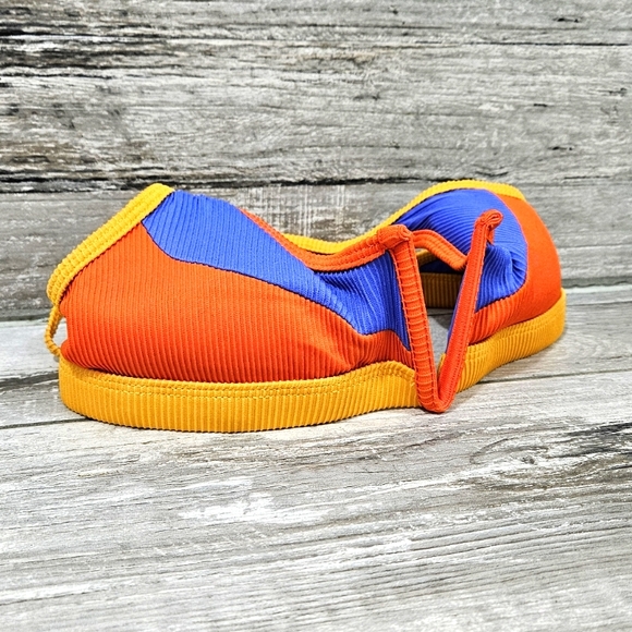 NWOT ONEONE "Jenna" Top & "Jesse" Bottom Cayman Colorblock 2-Piece Bikini - Picture 8 of 13